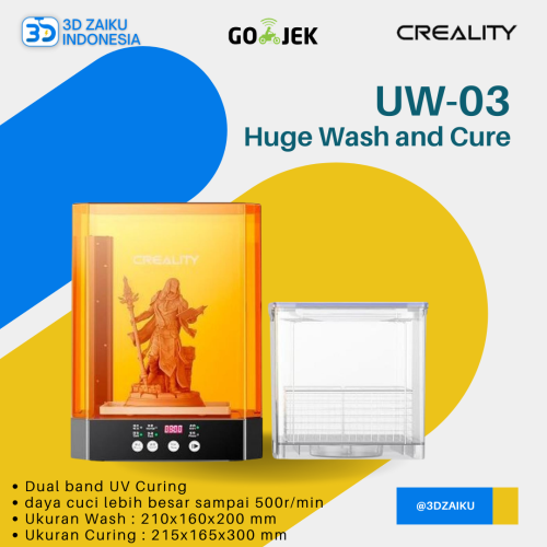Creality UW-03 Huge Wash and Cure for UV Resin 3D Printer LCD MSLA DLP